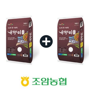 수향미 20kg(10kg x 2개) 2024년 햅쌀 경기도 조암농협 화성시 대표브랜드, 2개, 10kg