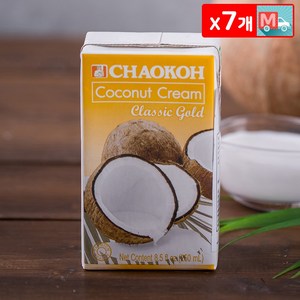 Chaokoh 코코넛 크림 골드 21프로 250mL X 7 태국 차오코/베트남 태국 식자재 전문, 7개