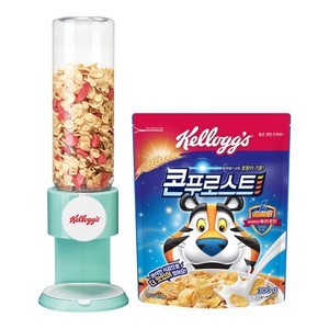 켈로그 시리얼 디스펜서(3컬러) + 콘푸로스트 300g, 1세트