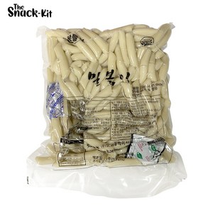 맛찬들 백미 진공포장 밀떡볶이 소 2kg 밀떡 떡볶이떡 건조떡, 4개