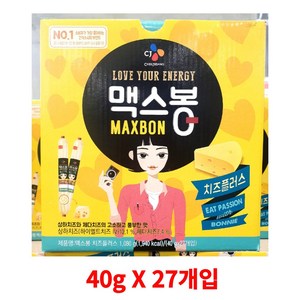 맥스봉 치즈 소시지, 40g, 54개