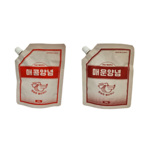 페리카나 양념치킨 소스 매콤양념 + 매운양념 2종 세트, 300g, 1개