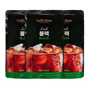 카페베네 커피파우치 블랙, 190ml, 30개