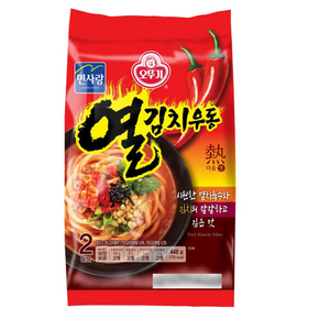 오뚜기 열 김치우동 2인분 1개 448G