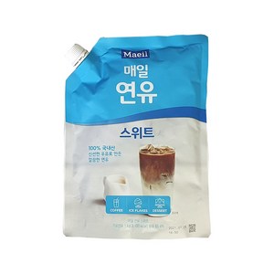 매일 연유 스위트 1kg 파우치 커피 및 음료전용, 5개