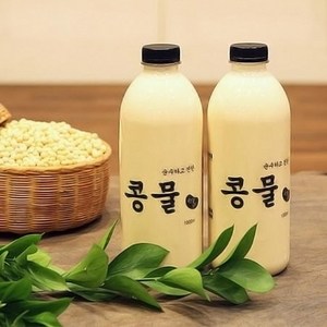 사계절을그대로담은 맷돌로 갈아만든 콩국수 백태 콩물 500ml 4병, 4개