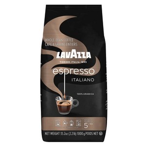 Lavazza Espesso Whole Bean Coffee Medium Roast 라바짜 에스프레소 이탈리아노 홀빈커피 1000g, 1팩, 1kg, 1팩