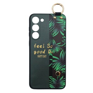 신서엔코 갤럭시S23케이스 갤럭시S23플러스케이스 갤럭시S23울트라케이스 Galaxy Phone Case SCS-1533 일러스트 핸드 스트랩 휴대폰 케이스