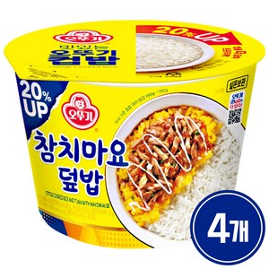 오뚜기 컵밥 참치마요덮밥, 247g, 4개