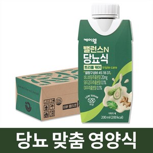 케어웰 밸런스N 당뇨식 트리플 케어, 18개, 200ml