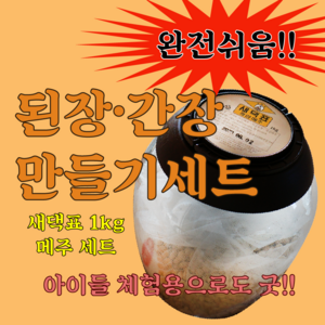 새댁표 개량메주 1kg 만들기키트 간편세트, 1개