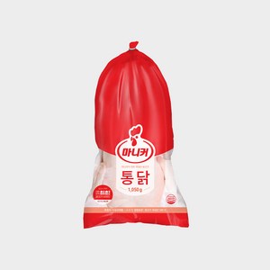 마니커 무항생제 생닭(통닭) 11호 [냉장 1 050g] 국내산 당일생산, 3개