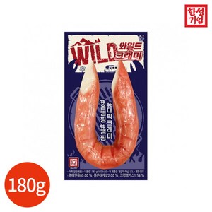 [정연푸드] 한성 와일드 크래미180g 홈캠핑 캠핑용, 180g, 4개