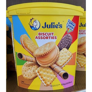 줄리스 어소티드 비스킷, 530g, 1개