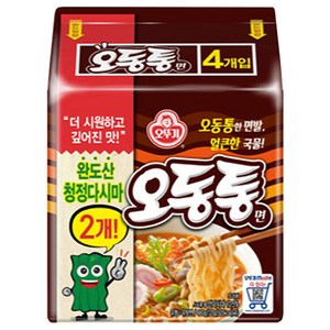 오뚜기 오동통면 120g, 5개