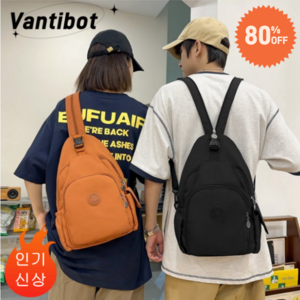 Vantibot 옥스포드천 멀티 캐주얼백 방수 슬링백 가벼운백팩 나일론백팩 미니 크로스백