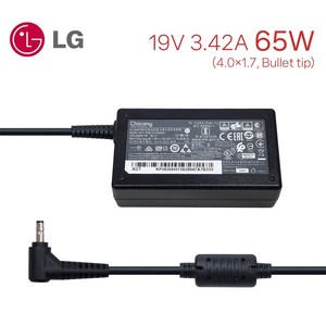 Chicony A18-065N3A 19V 3.42A 65W LG 울트라PC 노트북 전원 충전기 어댑터 케이블, 1개