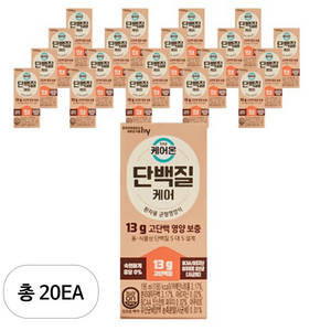 에치와이 잇츠온 케어온 단백질케어, 20개, 195ml