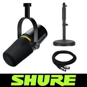 SHURE MV7+ 플러스 슈어 마이크 RODE DS1 일자형 스탠드 유튜브 방송용 마이크 [MV7 후속], 단일수량