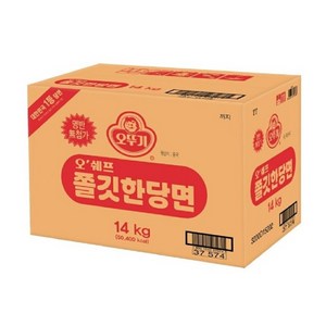 오뚜기 오쉐프 쫄깃한 당면 14kg, 1개