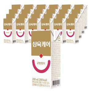 삼육 케어푸드 환자용 균형영양식 200ml 24팩, 1
