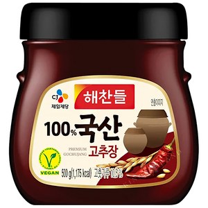 100% 국산 고추장, 500g, 1개