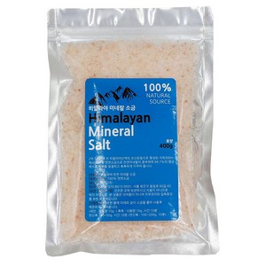 히말라야 미네랄 핑크 미용소금, 400g, 1개