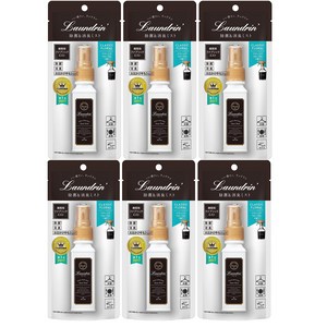 Laundin 일본 란도린 패브릭 미스트 휴대용 클래식 플로랄 섬유 탈취제 40ml 6개