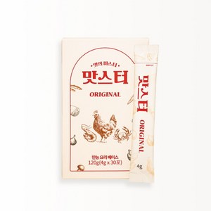 맛스터 ORIGINAL 1BOX(30개입) 천연조미료 만능스톡, 6개, 120g