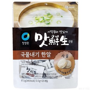 맛선생 사골 국물내기 한알, 87.5g, 2개