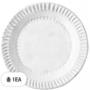 VBCCASA 인칸토 보더 앞접시, 화이트, 1개