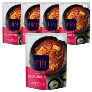 더미식 묵은지두부김치찌개, 5개, 350g