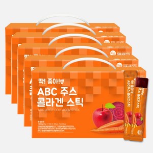 미쁨생활건강 딱좋아 ABC주스 콜라겐 젤리스틱, 20g, 300개