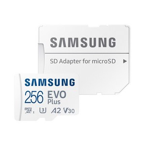 삼성전자 마이크로SD EVO Plus 256GB 에보플러스 MICROSD메모리카드, MB-MC, 1개