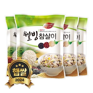 현대농산 국산 찹쌀 1.2kg (300gX4봉), 4개