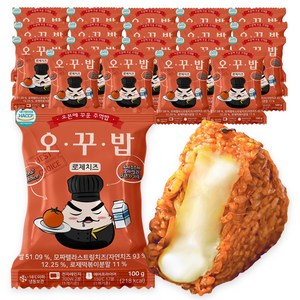 오꾸밥 매콤로제치즈 주먹밥, 100g, 20개