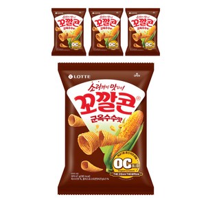 꼬깔콘 롯데제과 군옥수수맛, 67g, 4개