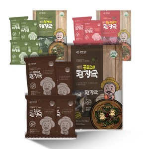 양양의 농부 뚝딱 즉석국 3종세트 (곤드레 얼큰시래기 우거지된장국), 50g