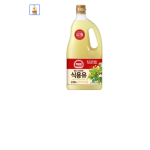 해표 식용유, 1.8L, 2개