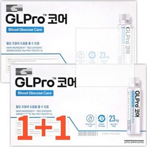 정관장 GLPo 지엘프로 코어 2박스 바나바잎 난소화성말토덱스트린 혈당조절관리에 도움, 2개