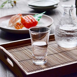도요사사키 소주잔 사케 글라스 정종잔, 1개, 투명 60ml