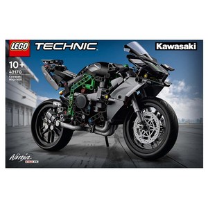 레고 테크닉 42170 Kawasaki Ninja H2R 모터사이클, 혼합 색상, 1개