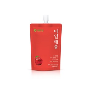 아임애플 사과즙 국내산 착즙주스 100ml 20포 2L 1박스, 1개