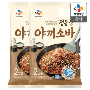 CJ 정통식 야끼소바 2인분 412g, 2개