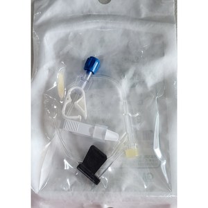 Green 케모포트 니들 Green Huber Infusion Set 22G 단품, 1개