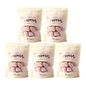 김규흔 한과 달콤한 백련초 유과 레드 120g, 5개