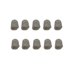 실리콘손가락골무, 1세트, 대형 그레이 10개