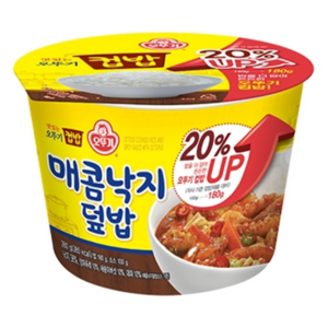 오뚜기 컵밥 매콤낙지덮밥(20%증량)280g, 280g, 5개