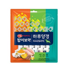 밥이보약 도그 하루양갱 간식 피모 10p + 면역 10p + 관절 10p 세트, 닭고기, 240g, 1세트