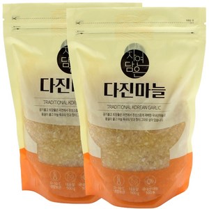 국내산 냉장 다진마늘 간마늘 당일제조, 500g, 2개